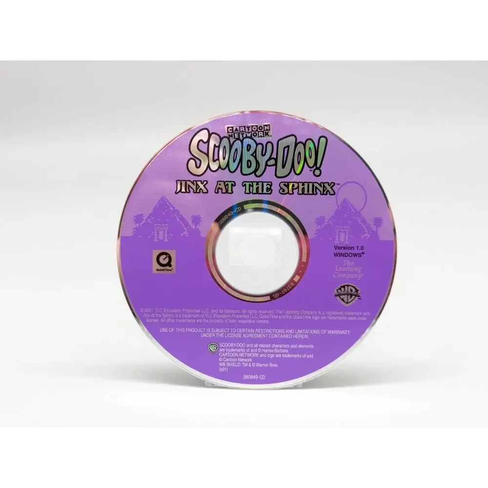 Scooby-Doo! Jinx at the Sphinx The Learning Company PC Video Game Windows